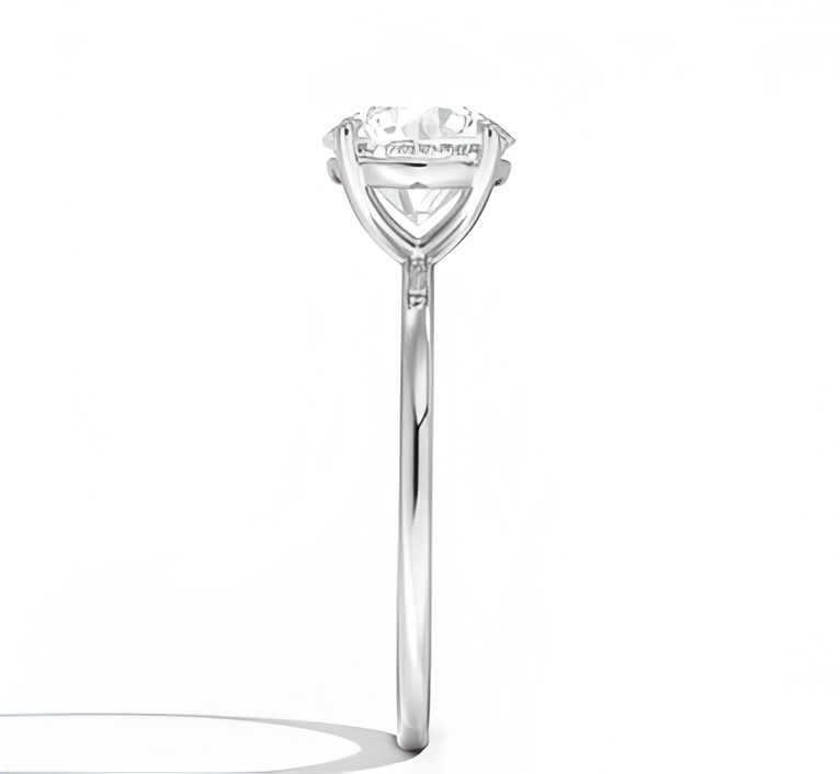 1.05 ct. Round Cut White Gold Engagement Ring